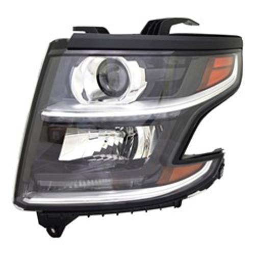 HEAD LAMP LH HALOGEN W/O LOGO W/RST PKG HQ REPLACEMENT FOR CHEVROLET SUBURBAN (2015-) 2019 PARTSLINK NUMBER GM2502486 HEAD LAMP LH HALOGEN W/O LOGO W/RST PKG HQ REPLACEMENT FOR CHEVROLET SUBURBAN (2015-) 2019 PARTSLINK NUMBER GM2502486
