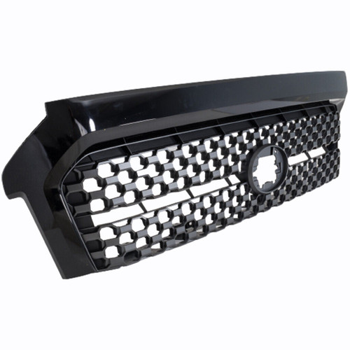 GRILLE FR PTD FRAME W/GRAY HONEYCOMB CENTER / ROUND EMBLEM    REPLACEMENT FOR  TOYOTA TUNDRA RWD 2019 PARTSLINK NUMBER    	TO1200452
