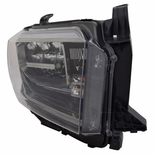 HEAD LAMP RH LED DRL W/SMOKED LENS CAPA REPLACEMENT FOR TOYOTA TUNDRA RWD 2019 PARTSLINK NUMBER TO2503263C HEAD LAMP RH LED DRL W/SMOKED LENS CAPA REPLACEMENT FOR TOYOTA TUNDRA RWD 2019 PARTSLINK NUMBER TO2503263C