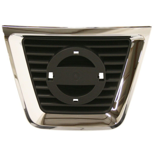 GRILLE CHROME/BLACK CENTER REPLACEMENT FOR NISSAN ROGUE 2008 PARTSLINK NUMBER  NI1200230