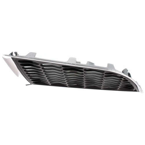 GRILLE RH CHROME GRAY REPLACEMENT FOR MITSUBISHI GALANT 2005 PARTSLINK NUMBER MI1200251