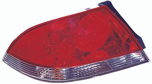 TAIL LAMP LH CLEAR/RED LENS (ES/LS MDL) CAPA REPLACEMENT FOR MITSUBISHI LANCER 2005 PARTSLINK NUMBER MI2800119C