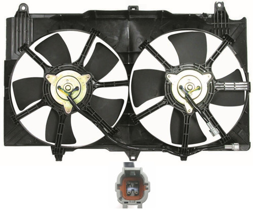 COOLING FAN ASSY G35 Dec 2002-July 2004/350Z 2003-Nov 06 REPLACEMENT FOR NISSAN 350Z 2005 PARTSLINK NUMBER NI3115127