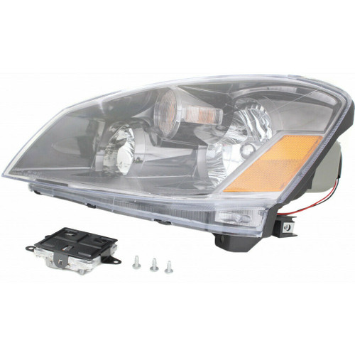 HEAD LAMP LH HID EXCLUDE SE-R HQ REPLACEMENT FOR NISSAN ALTIMA 2005 PARTSLINK NUMBER NI2502158