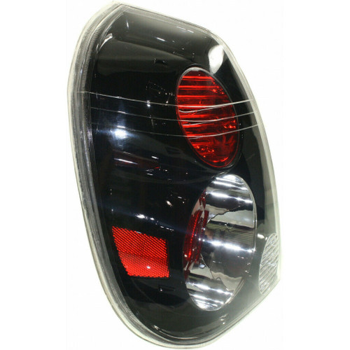 TAIL LAMP LH SE-R BLACK BEZEL HQ REPLACEMENT FOR NISSAN ALTIMA 2005 PARTSLINK NUMBER NI2800169