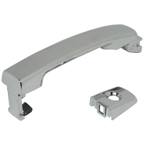 DOOR HANDLE FR LH OUTER CREW CAB W/OFFROAD PKG CHROME REPLACEMENT FOR NISSAN FRONTIER PICKUP 2005 PARTSLINK NUMBER NI1310120