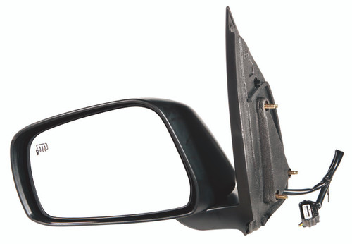DOOR MIRROR LH POWER HTD EXTENDED/CREW CAB TEXTURED REPLACEMENT FOR NISSAN FRONTIER PICKUP 2005 PARTSLINK NUMBER NI1320169