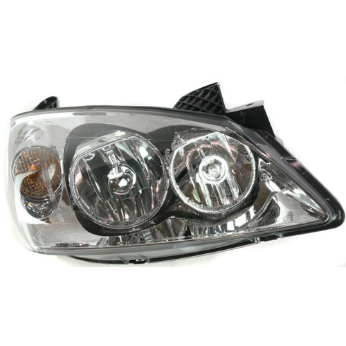 HEAD LAMP RH W/CLEAR ROUND LENS FOR CTF PKG HQ REPLACEMENT FOR PONTIAC G6 2008 PARTSLINK NUMBER  GM2503355