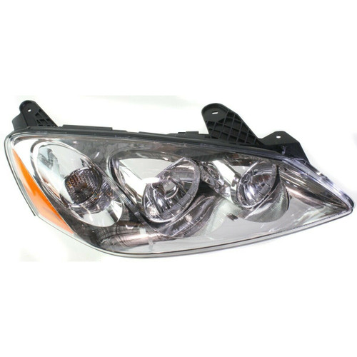 HEAD LAMP RH W/CLEAR ROUND LENS FOR CTF PKG HQ REPLACEMENT FOR PONTIAC G6 2008 PARTSLINK NUMBER  GM2503355