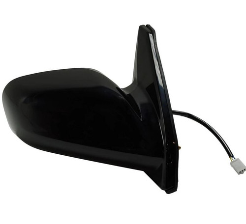 DOOR MIRROR RH POWER NON-FOLDAWAY GLOSS BLACK PTM REPLACEMENT FOR PONTIAC VIBE 2008 PARTSLINK NUMBER  TO1321207