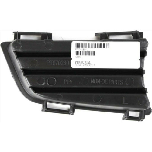 GRILLE LOWER LH OUTER MATTE-BLACK REPLACEMENT FOR PONTIAC VIBE 2008 PARTSLINK NUMBER  GM1036112