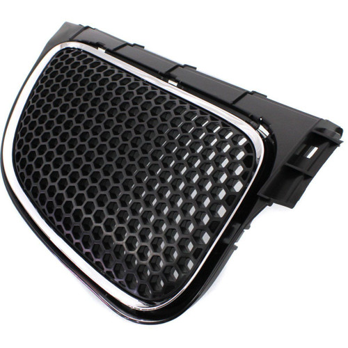 GRILLE RH UPPER MATTE-DARK GRAY W/CHROME MLDG REPLACEMENT FOR PONTIAC VIBE 2008 PARTSLINK NUMBER  GM1200651