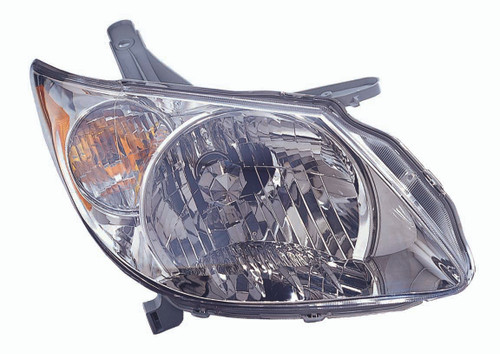 HEAD LAMP RH CHROME HOUSING CAPA REPLACEMENT FOR PONTIAC VIBE 2008 PARTSLINK NUMBER GM2503249C HEAD LAMP RH CHROME HOUSING CAPA REPLACEMENT FOR PONTIAC VIBE 2008 PARTSLINK NUMBER GM2503249C