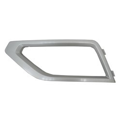 FOG LAMP BEZEL FR LH PTD SILVER EXCLUDE R-LINE MODEL  REPLACEMENT FOR VOLKSWAGEN ATLAS 2019 PARTSLINK NUMBER  	VW1038152