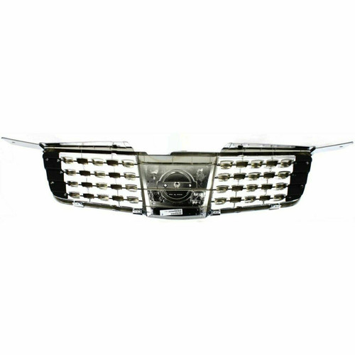 GRILLE ALL CHROME REPLACEMENT FOR NISSAN MAXIMA 2005 PARTSLINK NUMBER NI1200203