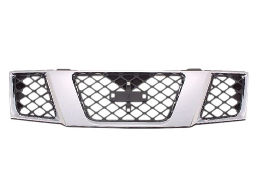 GRILLE CHROME/BLACK REPLACEMENT FOR NISSAN PATHFINDER 2005 PARTSLINK NUMBER NI1200217