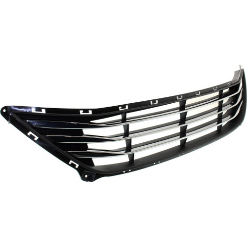 GRILLE LOWER BLACK W/SMOKE CHROME BAR TRIM USA BUILT MODEL REPLACEMENT FOR HYUNDAI ELANTRA SEDAN 2015 PARTSLINK NUMBER HY1036140 GRILLE LOWER BLACK W/SMOKE CHROME BAR TRIM USA BUILT MODEL REPLACEMENT FOR HYUNDAI ELANTRA SEDAN 2015 PARTSLINK NUMBER HY1036140
