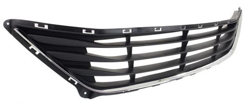 GRILLE LOWER KOREA BUILT BLACK W/CHROME SURROUND MODLING   REPLACEMENT FOR HYUNDAI ELANTRA SEDAN 2015 PARTSLINK NUMBER  HY1036120