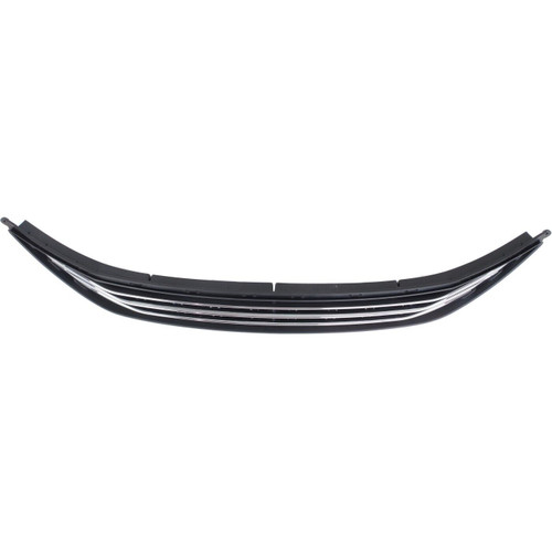 GRILLE LOWER KOREA BUILT BLACK W/THREE CHROME BARS   REPLACEMENT FOR HYUNDAI ELANTRA SEDAN 2015 PARTSLINK NUMBER  HY1036122