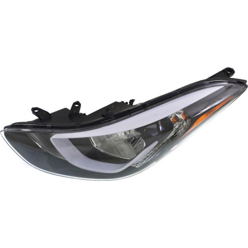 HEAD LAMP LH HALOGEN USA BUILT HQ   REPLACEMENT FOR HYUNDAI ELANTRA SEDAN 2015 PARTSLINK NUMBER HY2502187