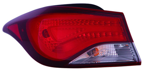 TAIL LAMP RH US BUILT CAPA   REPLACEMENT FOR HYUNDAI ELANTRA SEDAN 2015 PARTSLINK NUMBER  HY2805131C