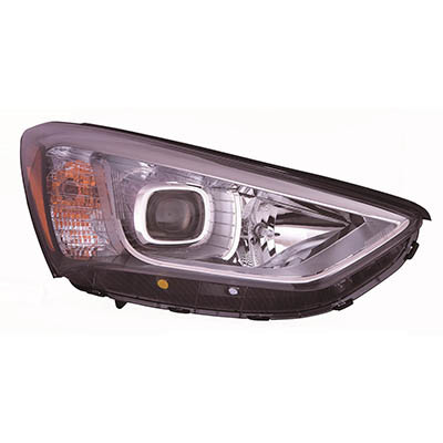 HEAD LAMP RH HALOGEN GLS/LTD MODEL HQ  REPLACEMENT FOR HYUNDAI SANTA FE-(6-7 SEATER) 2015 PARTSLINK NUMBER  	HY2503175