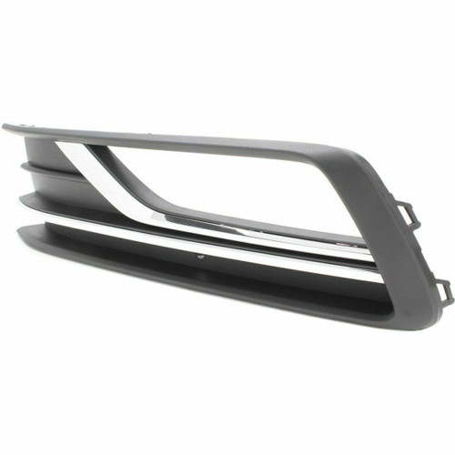 FOG LAMP BEZEL FR LH W/CHROME MOULDING W/O BLOCK HEATER  REPLACEMENT FOR VOLKSWAGEN PASSAT 2019 PARTSLINK NUMBER VW1038146U