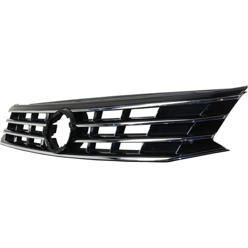 GRILLE BLACK/CHROME REPLACEMENT FOR VOLKSWAGEN PASSAT 2019 PARTSLINK NUMBER 	VW1200169