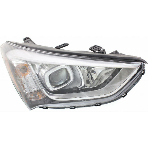HEAD LAMP RH HALOGEN GLS/LTD MODEL HQ  REPLACEMENT FOR HYUNDAI SANTA FE-XL (CANADA) 2015 PARTSLINK NUMBER  HY2503175