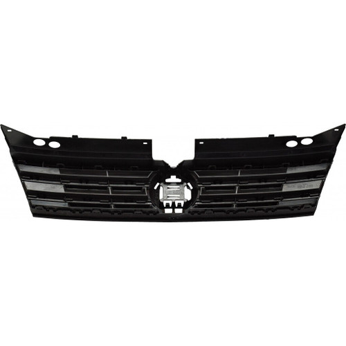 GRILLE BLACK W/CHROME TRIM/COLLISION WARNING W/O R-LINE     REPLACEMENT FOR VOLKSWAGEN TIGUAN 2019 PARTSLINK NUMBER  VW1200172