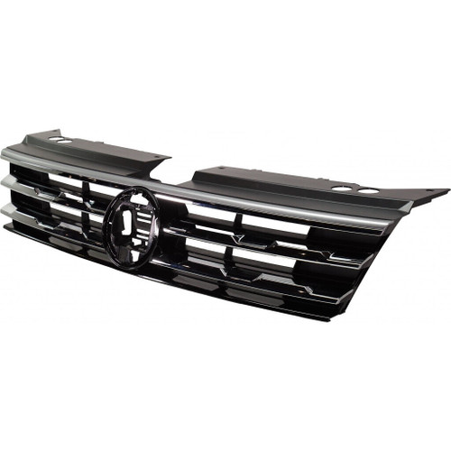GRILLE BLACK W/CHROME TRIM/COLLISION WARNING W/O R-LINE     REPLACEMENT FOR VOLKSWAGEN TIGUAN 2019 PARTSLINK NUMBER  VW1200172