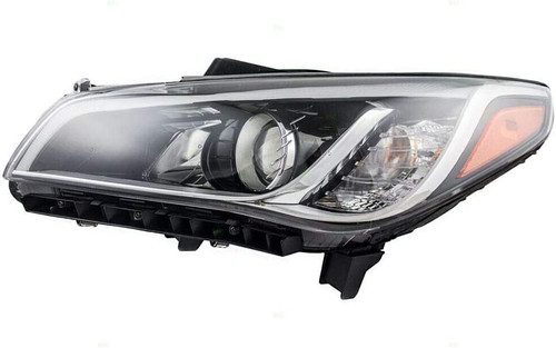 HEAD LAMP LH HALOGEN W/BLACK BEZEL/CHROME TRIM/SONATA 15-17/SPORT/LIMITED16-17 CAPA REPLACEMENT FOR HYUNDAI SONATA 2015 PARTSLINK NUMBER HY2502183C HEAD LAMP LH HALOGEN W/BLACK BEZEL/CHROME TRIM/SONATA 15-17/SPORT/LIMITED16-17 CAPA REPLACEMENT FOR HYUNDAI SONATA 2015 PARTSLINK NUMBER HY2502183C