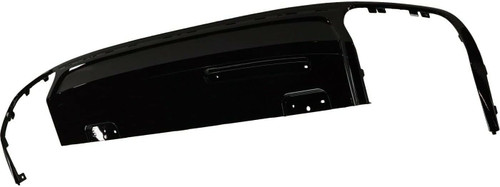 VALANCE RR LOWER BRIGHT BLACK FINISH SQUARE DUAL EXHAUST W/O TRAILER HITCH  REPLACEMENT FOR VOLVO V90 2019 PARTSLINK NUMBER  VO1195112