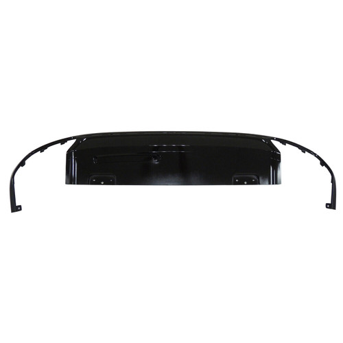 VALANCE RR LOWER BRIGHT BLACK FINISH SQUARE DUAL EXHAUST W/O TRAILER HITCH  REPLACEMENT FOR VOLVO V90 2019 PARTSLINK NUMBER  VO1195112