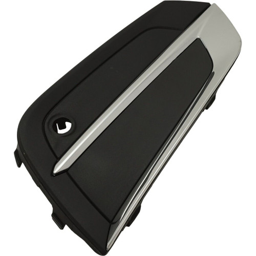 FOG LAMP COVER RH TEXTURED BLACK W/CHROME MOLDING STRIP      REPLACEMENT FOR VOLVO XC60 2019 PARTSLINK NUMBER VO1039111