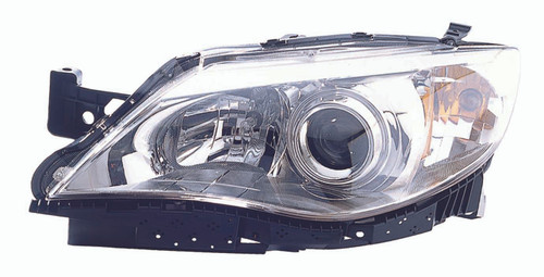 HEAD LAMP LH HALOGEN OUTBACK SPORT/2.5GT CAPA REPLACEMENT FOR SUBARU IMPREZA 2008 PARTSLINK NUMBER  SU2502124C