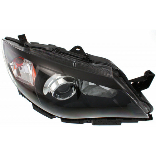 HEAD LAMP RH BLACK HALOGEN CAPA REPLACEMENT FOR SUBARU IMPREZA 2008 PARTSLINK NUMBER  SU2503125C