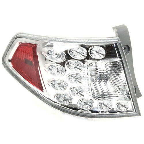 TAIL LAMP LH WGN W/RED REFLECTOR HQ REPLACEMENT FOR SUBARU IMPREZA 2008 PARTSLINK NUMBER  SU2804100
