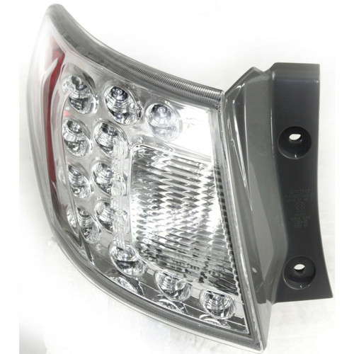 TAIL LAMP LH WGN W/RED REFLECTOR HQ REPLACEMENT FOR SUBARU IMPREZA 2008 PARTSLINK NUMBER  SU2804100