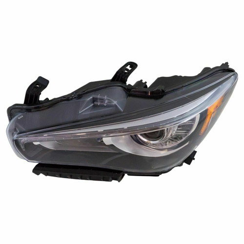 HEAD LAMP LH HID W/O ECO PKG W/O ADAPT CAPA  REPLACEMENT FOR INFINITI Q50 SEDAN 2015 PARTSLINK NUMBER  IN2502157C