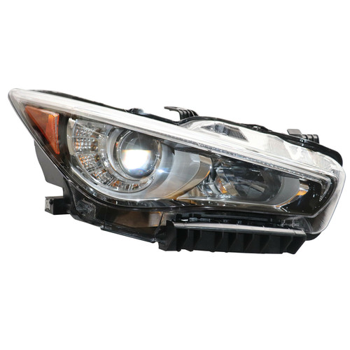 HEAD LAMP RH HID W/O ECO PKG W/O ADAPT HQ REPLACEMENT FOR INFINITI Q50 SEDAN 2015 PARTSLINK NUMBER IN2503157 HEAD LAMP RH HID W/O ECO PKG W/O ADAPT HQ REPLACEMENT FOR INFINITI Q50 SEDAN 2015 PARTSLINK NUMBER IN2503157