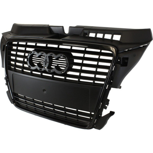 GRILLE PAINTED BLACK  REPLACEMENT FOR AUDI A3 2013  PARTSLINK NUMBER   AU1200119