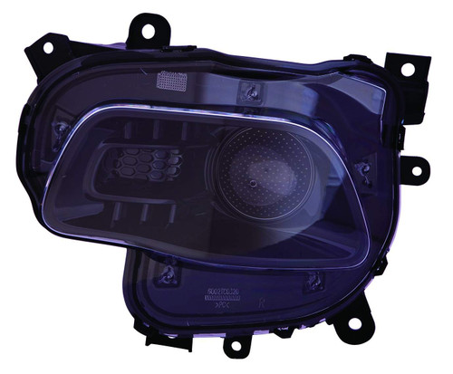 HEAD LAMP RH HALOGEN BLACK BEZEL HQ  REPLACEMENT FOR JEEP CHEROKEE 2015 PARTSLINK NUMBER  CH2503249