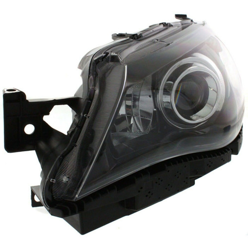 HEAD LAMP LH BLACK HALOGEN CAPA REPLACEMENT FOR SUBARU OUTBACK IMPREZA 2008 PARTSLINK NUMBER  SU2502125C