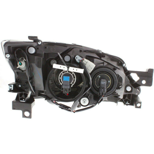 HEAD LAMP LH BLACK HALOGEN HQ REPLACEMENT FOR SUBARU OUTBACK IMPREZA 2008 PARTSLINK NUMBER  SU2502125