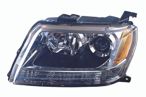 HEAD LAMP LH LS-HSG CAPA REPLACEMENT FOR SUZUKI GRAND VITARA 2008 PARTSLINK NUMBER  SZ2518104C