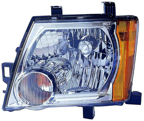 HEAD LAMP LH EXCLUDE 09-15 S/X-MODELS CAPA REPLACEMENT FOR NISSAN XTERRA 2005 PARTSLINK NUMBER  NI2502161C