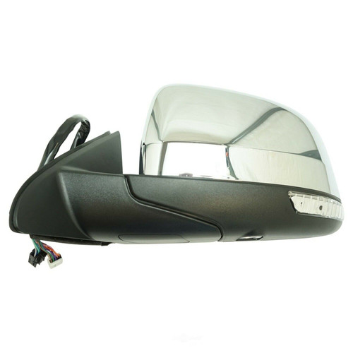 DOOR MIRROR LH POWER W/BLIND SPOT DETECTION W/O DIMMING CHROME  REPLACEMENT FOR JEEP GRAND CHEROKEE 2015 PARTSLINK NUMBER  CH1320416