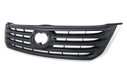 GRILLE MATTE-BLACK W/CHROME MLDG XL REPLACEMENT FOR TOYOTA AVALON 2008 PARTSLINK NUMBER  TO1200309