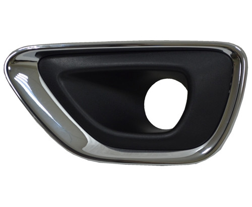 FOG LAMP BEZEL FR LH BLACK W/CHROME MOULDING LTD/LAREDO/OVERLAND  REPLACEMENT FOR JEEP GRAND CHEROKEE 2015 PARTSLINK NUMBER  CH1038147